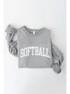 Oat Collective Unisex - Softball Sweatshirt In Grey In Gray