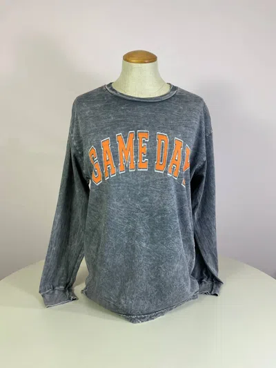 Oat Collective Women's Game Day Long Sleeved Tee In Grey In Gray
