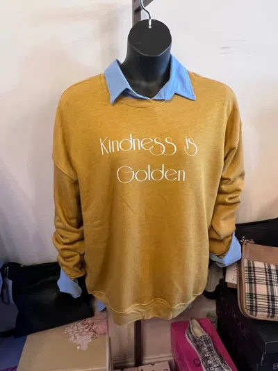 Oat Collective Women's Golden Sweatshirt In Yellow