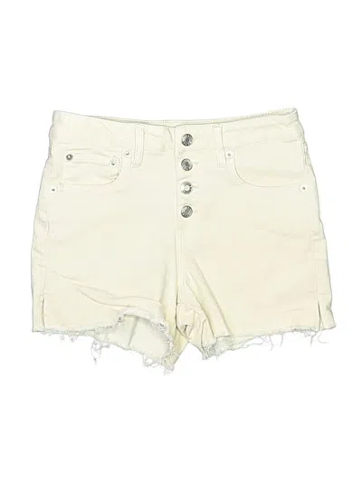 Pre-owned Oat Denim Shorts In White