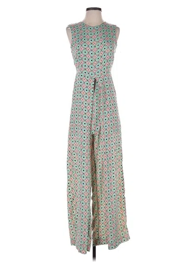 Pre-owned Oat + Fawn Jumpsuit In Green