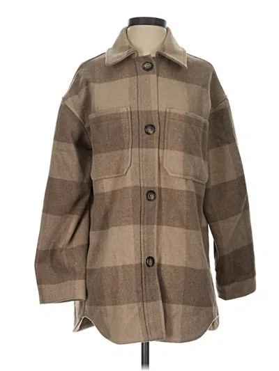 Pre-owned Oat Jacket In Brown