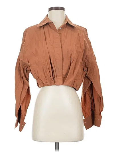 Pre-owned Oat Jacket In Brown