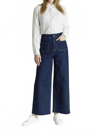 Oat New York 2 Pocket Wide Leg Hi Rise In New Rise In Multi