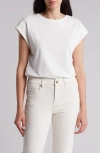 Oat New York Cap Sleeve T-shirt In Off White