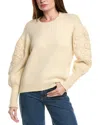 Oat New York Embroidered Sweater In White