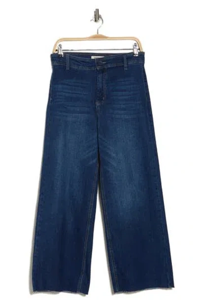 Oat New York High Waist Wide Leg Jeans<br /> In Audre Dark