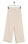 Oat New York High Waist Wide Leg Jeans In Natural
