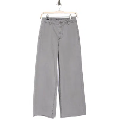 Oat New York High Waist Wide Leg Jeans<br /> In True Grey