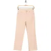 Oat New York Kick Flare Mid Rise Jeans In Chic Blush