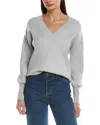 Oat New York V-neck Sweater In Gray