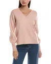 Oat New York V-neck Sweater In Pink