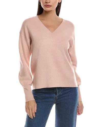 Oat New York V-neck Sweater In Pink