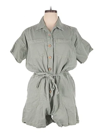 Pre-owned Oat Romper In Gray