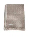 Oats & Rice Cross Pattern Twill Cashmere Scarf