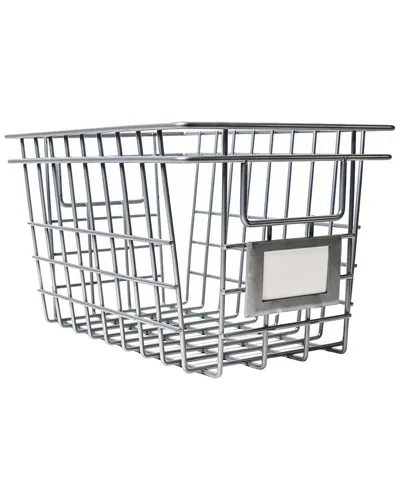 Oba Method Set Of 8 Farmers Market Baskets In Silver