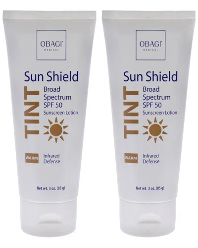 Obagi Unisex 2 X 3oz Sun Shield Tint Spf 50 - Warm Kit