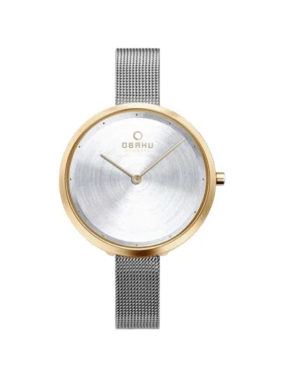 Obaku Classic 32mm Watch In Silver