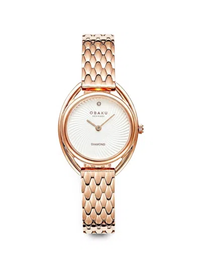 Obaku Juvel 29mm Watch In Gold