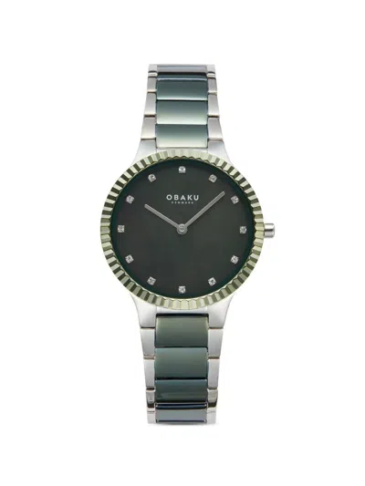 Obaku Women Linje Watch In Green
