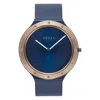 Obaku Men's Analog Blue Dial Watch In Blue