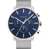 Obaku Men's Classic Blue Dial Watch In Silver