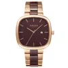 Obaku Men's Timian Brown Dial Watch In Brown
