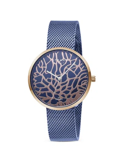 Obaku Tangle Mesh 35mm Watch In Blue