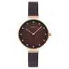 Obaku Anemone Mesh Strap 32mm Watch In Brown