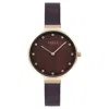 Obaku Anemone Mesh Strap 32mm Watch In Brown
