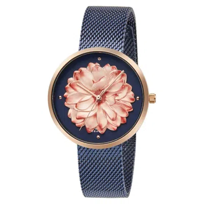 Obaku Women's Blossom Blue Dial Watch