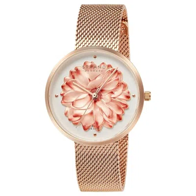 Obaku Women's Blossom Rose Gold Dial Watch