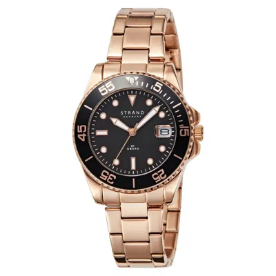 Obaku Women's Bondi Black Dial Watch In Gold