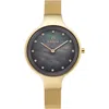 Obaku Classic Quartz Ladies Watch V173lxgjmg In Gold