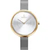 Obaku Women's Classic Silver Dial Watch In Gold