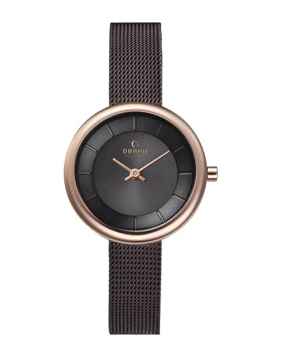 Obaku Classic 27mm Watch In Black