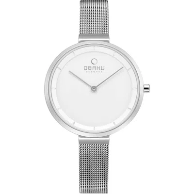 OBAKU WOMEN'S CLASSIC WHITE DIAL WATCH