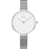 Obaku Women's Classic White Dial Watch In Silver