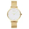 Obaku Women's Figen Mother Of Pearl Dial Watch In Gold