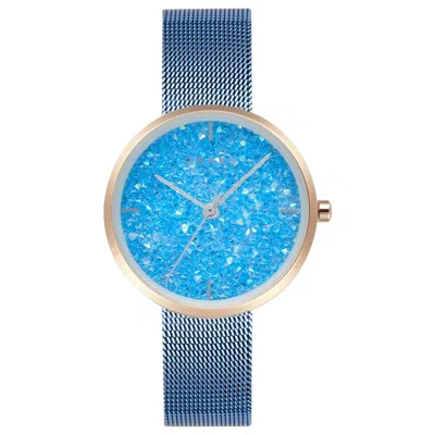 Obaku Women's Glimmer Bue Dial Watch In Blue