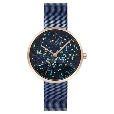 Obaku Women's Glimmer Dark Blue Dial Watch