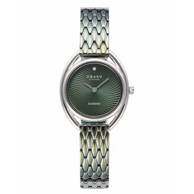 Obaku Women's Juvel Green Dial Watch