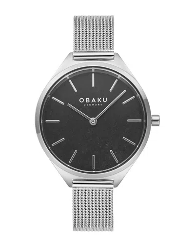 Obaku Kaffe 32mm Watch In Black