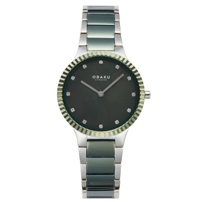 Obaku Linje 31mm Watch In Green