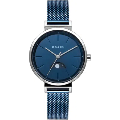 OBAKU WOMEN'S MAANE BLUE DIAL WATCH