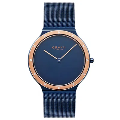 Obaku Women Note Lille Watch In Blue