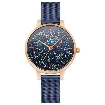 Obaku Orion Crystal-embellished 32mm Watch In Blue