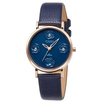 Obaku Women's Petal Blue Dial Watch