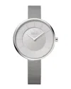 Obaku Sand Quartz White Dial Ladies Watch V185lxcimc