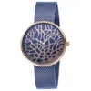 Obaku Tangle Mesh 35mm Watch In Blue